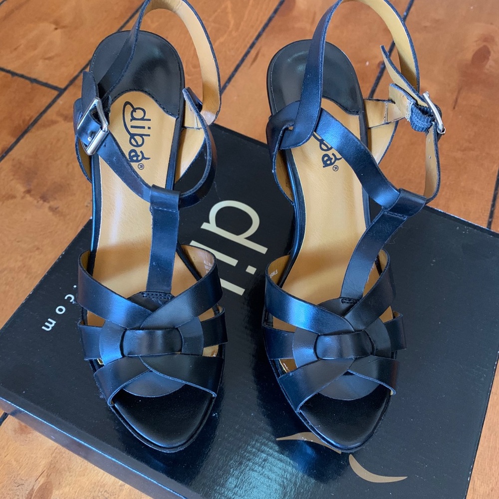 Diba 5” leather heels
